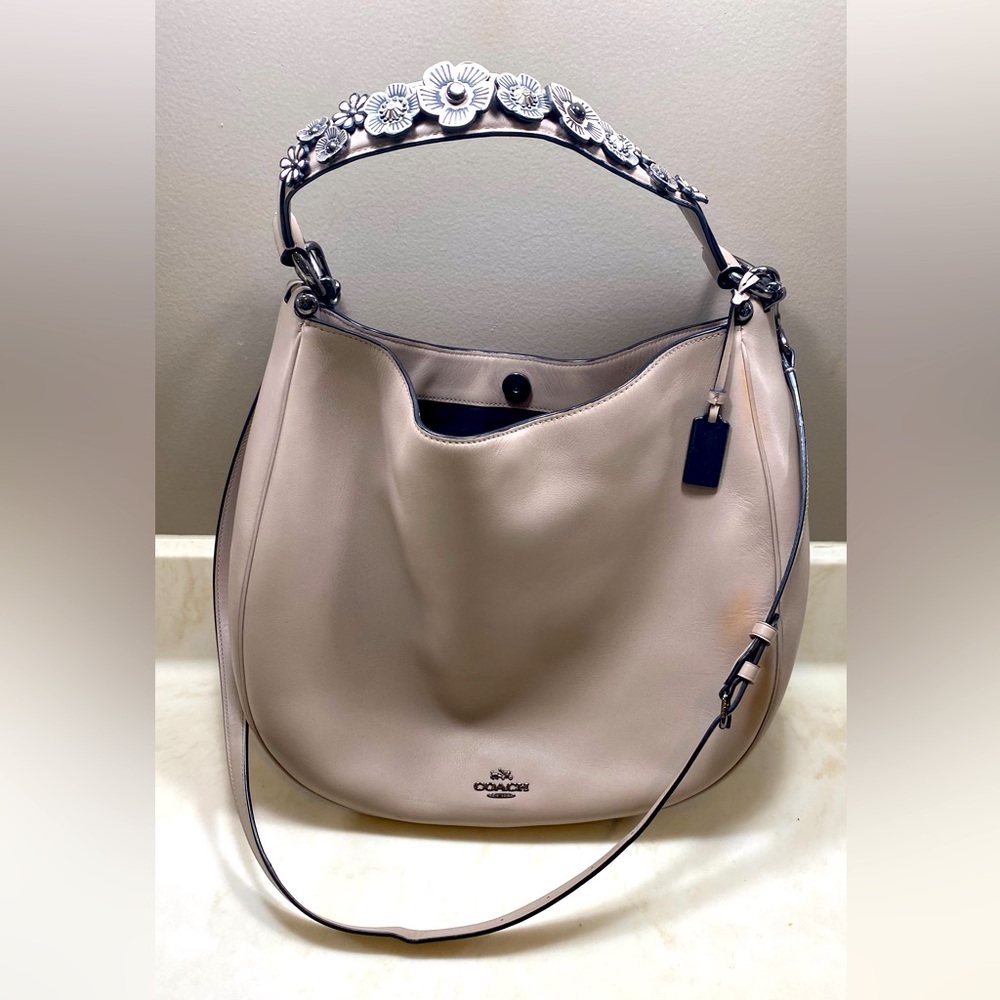 Coach 1941 Nomad Hobo Willow Floral Tea Rose Hobo Bag